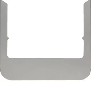 Berker Designrahmen rund Edelstahl mattiert 13192104