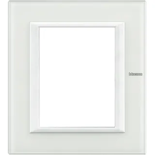 Bticino Rahmen 3+3modulig white Glass