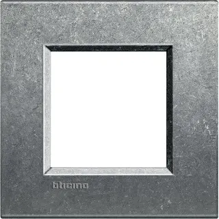 Bticino Rahmen LNA4802NA ALU NATUR 2-mod