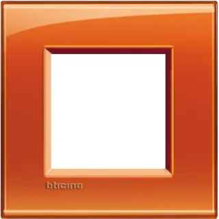 Bticino Rahmen LNA4802OD ORANGE 2-modulig