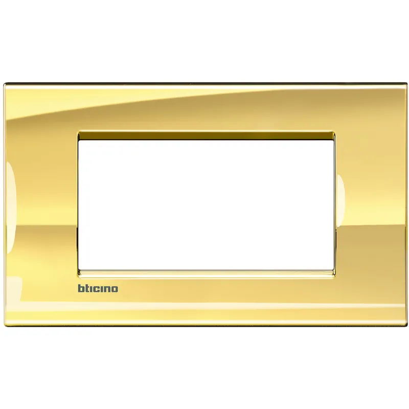 Bticino Rahmen LNA4804OA ICEGOLD 4-modulig