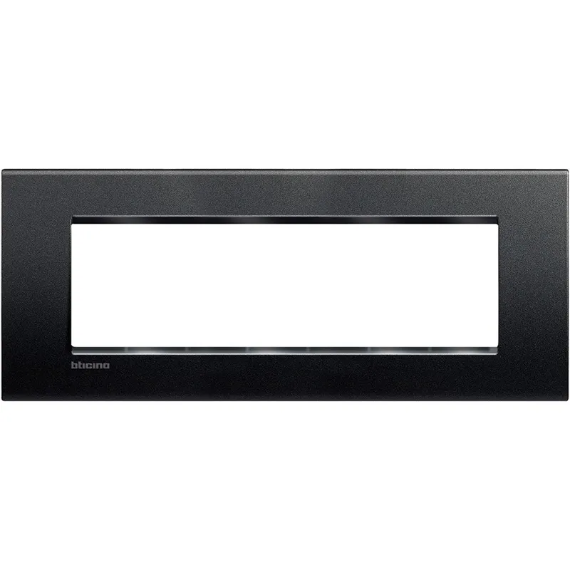 Bticino Rahmen LNA4807AR anthrazit 7-mod