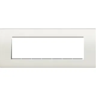 Bticino Rahmen LNA4807BI weiss 7-modulig