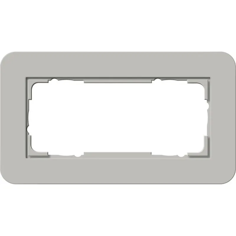 Gira Rahmen 1002412 2fach E3 Grau/Reinweiss 1002412