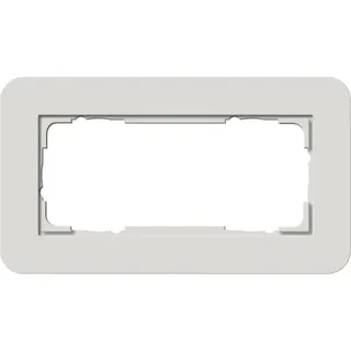 Gira Rahmen 1002411 2fach E3 Hellgrau/Reinweiss 1002411