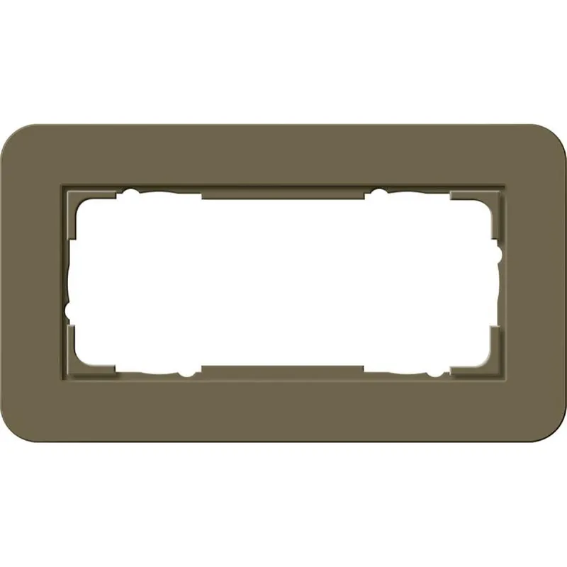 Gira Rahmen 1002426 2fach E3 Umbra/Anthrazit 1002426