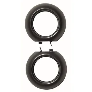ELSO End-Rahmen WDE011422 Schwarz Renova PK=2Stck