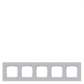 Siemens Rahmen 5fach alu-metallic 374x90mm 5TG1115-1