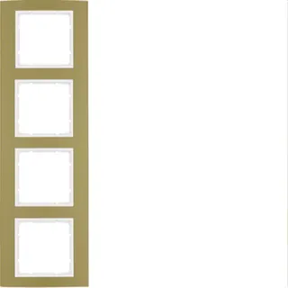 Berker Rahmen 10143046 gold/polarweiss 10143046