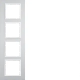 Berker Rahmen 10146914 alu/polarweiss 10146914