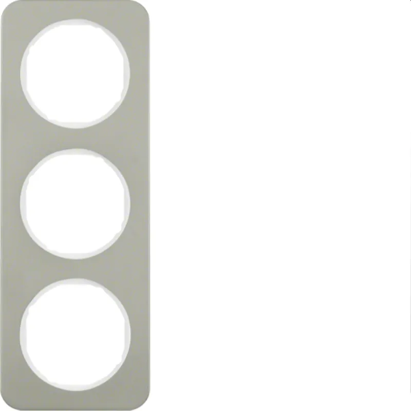 Berker Rahmen 10132114 edelstahl/polarweiss 10132114