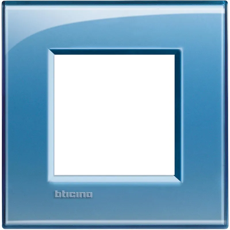 Bticino Rahmen LNA4802AD BLAU 2-modulig