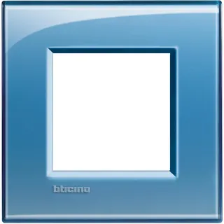 Bticino Rahmen LNA4802AD BLAU 2-modulig