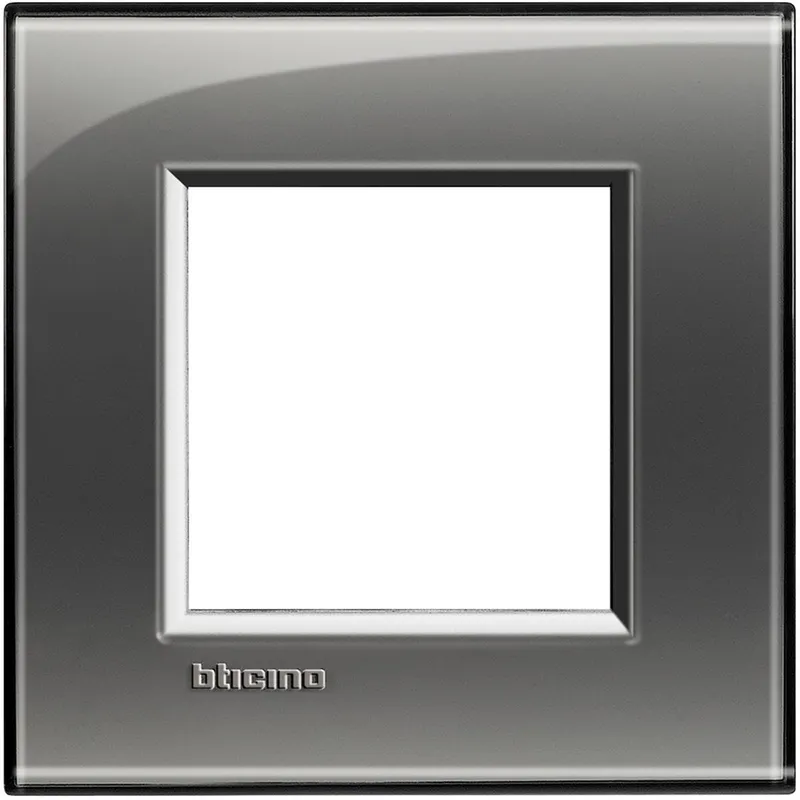 Bticino Rahmen LNA4802KF RAUCHGRAU 2-mod