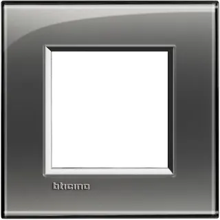 Bticino Rahmen LNA4802KF RAUCHGRAU 2-mod