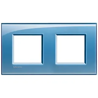 Bticino Rahmen LNA4802M2AD BLAU 2x2-modulig