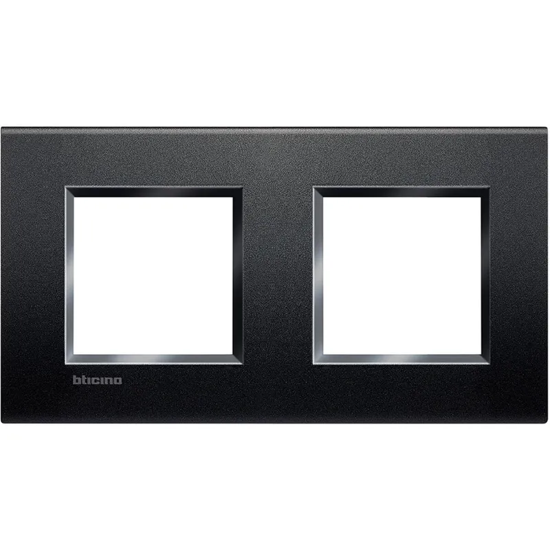 Bticino Rahmen LNA4802M2AR anthrazit 2x2-mod