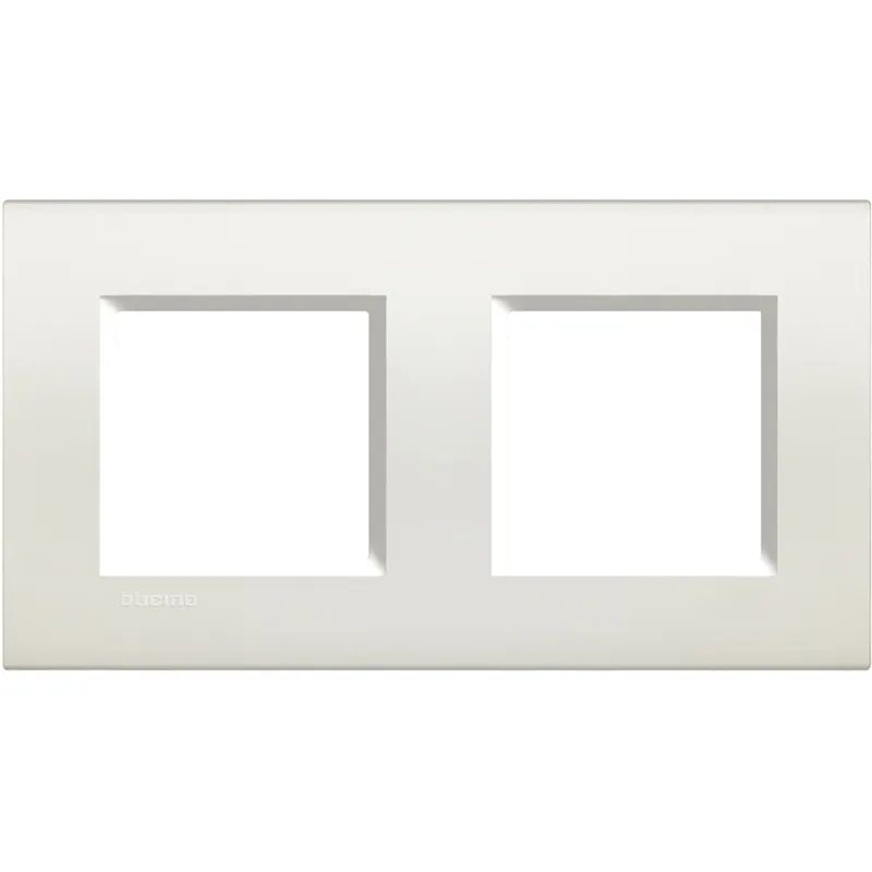 Bticino Rahmen LNA4802M2BI weiss 2x2-modulig