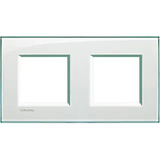 Bticino Rahmen LNA4802M2KA AQUAMARIN 2x2-mod