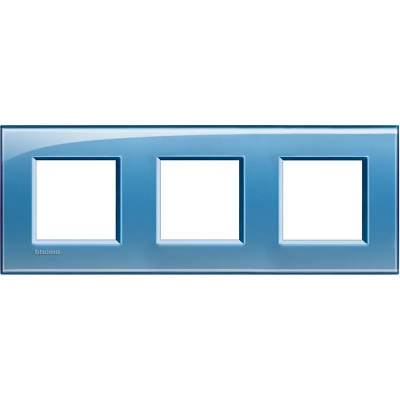 Bticino Rahmen LNA4802M3AD BLAU 3x2-modulig