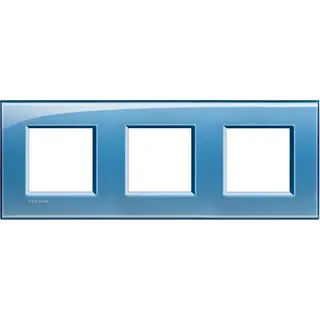 Bticino Rahmen LNA4802M3AD BLAU 3x2-modulig