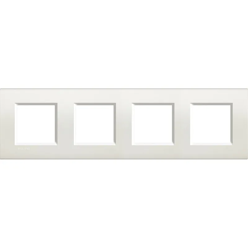 Bticino Rahmen LNA4802M4BI weiss 4x2-modulig