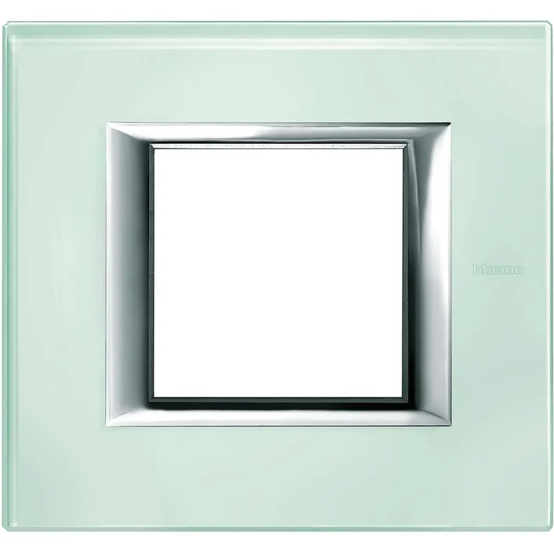 Bticino Rahmen HA4802VKA Glas Kristall