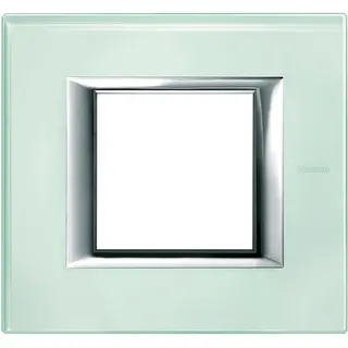 Bticino Rahmen HA4802VKA Glas Kristall