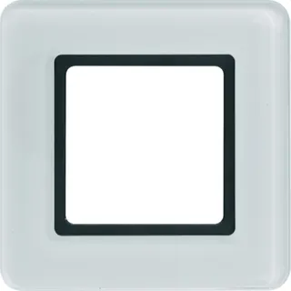 Berker Rahmen 10116179 1fach Q.7 Glas polarweiß 10116179