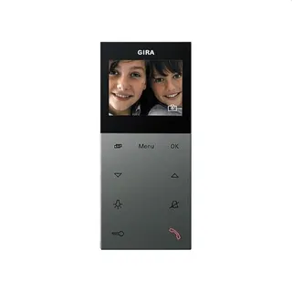 Gira Wohnungsstation 1239600 Video AP Plus Sys. 55 Edelstahl 1239600