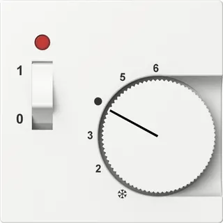 ELSO Zentralplatte ELG367424 für Temperaturregler reinweiß