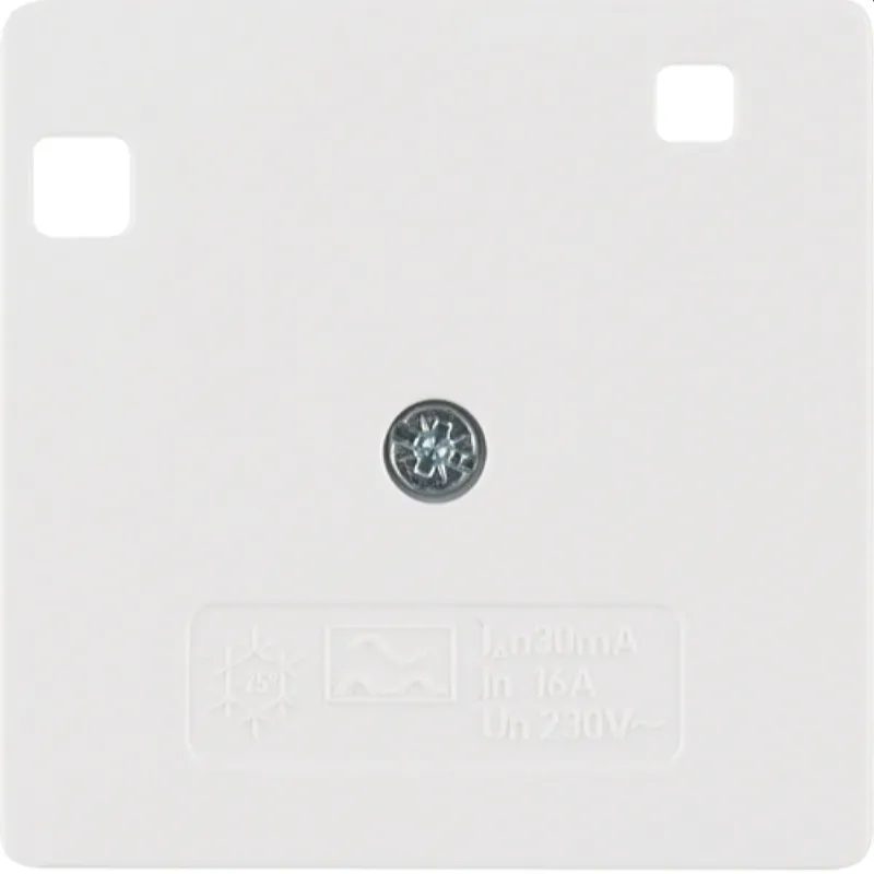 Berker Zentralstück 50x50mm polarweiss glänzend 149609