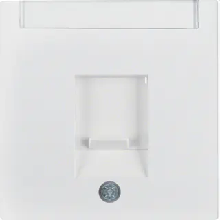Berker Zentralstück 1fach S.1 polarweiss glänzend 11708989