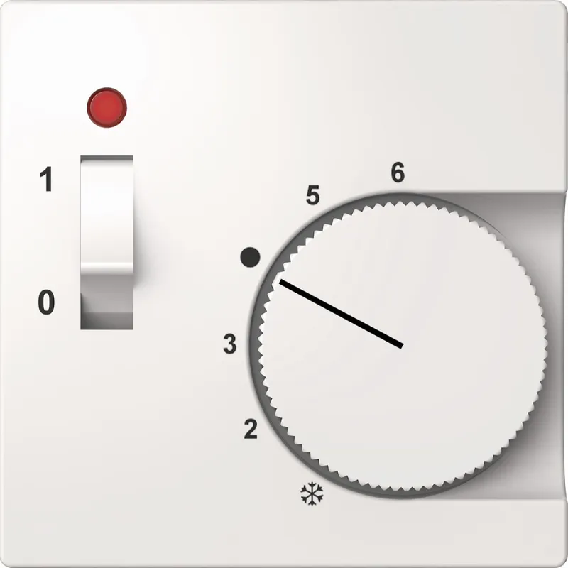 ELSO Zentralplatte ELG227424 für Temperaturregler reinweiß