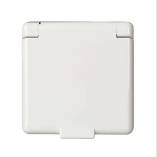 ELSO Zentralplatte 223144 Steckdose Klappdeckel rw