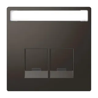 Merten Zentralplatte Anthrazit System Design