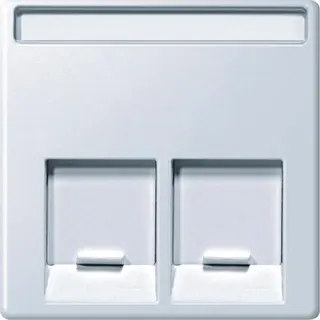 Merten Zentralplatte MEG4574-0325 aktivweiss glaenzend Sys. M