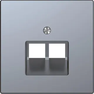 Merten Zentralplatte Edelstahl System Design