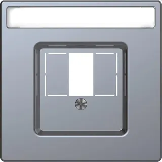 Merten Zentralplatte Edelstahl System Design
