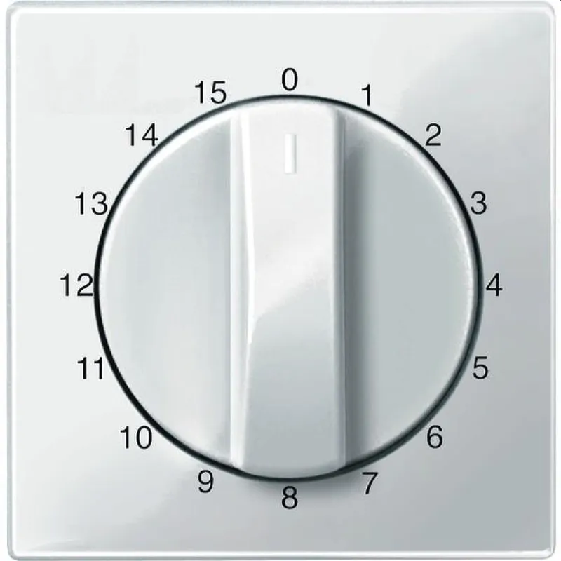Merten Zentralplatte 567419 polarweiss glaenzend System M