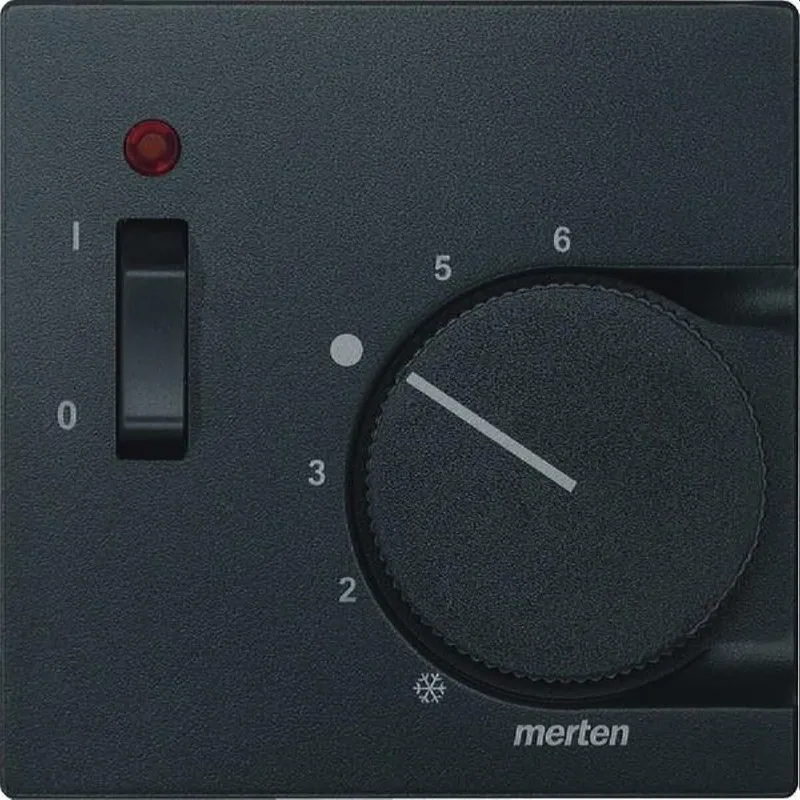 Merten Zentralplatte 536114 anthrazit SYSTEM M