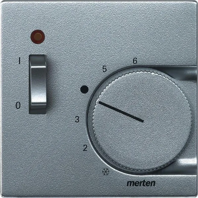 Merten Zentralplatte 536160 aluminium SYSTEM M