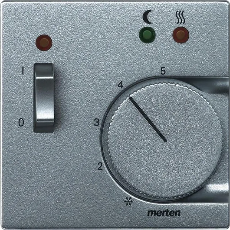Merten Zentralplatte 535860 aluminium SYSTEM M
