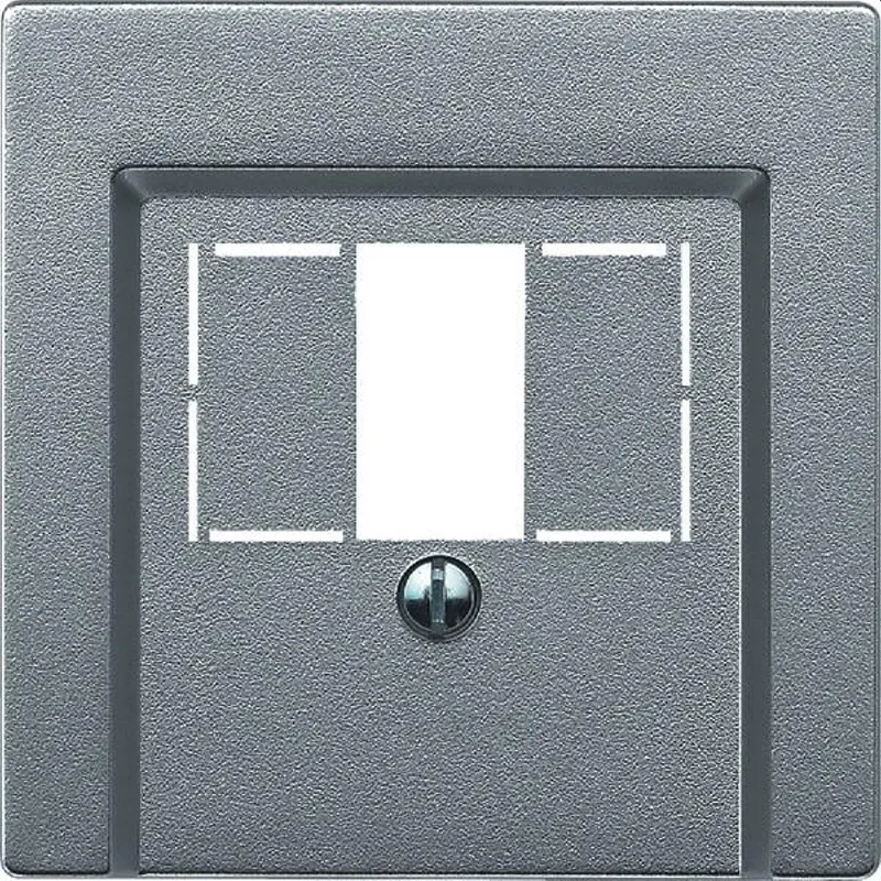 Merten Zentralplatte 297960 aluminium SYSTEM M