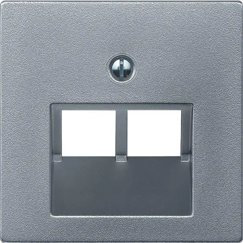 Merten Zentralplatte 298060 aluminium SYSTEM M