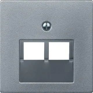 Merten Zentralplatte 298060 aluminium SYSTEM M