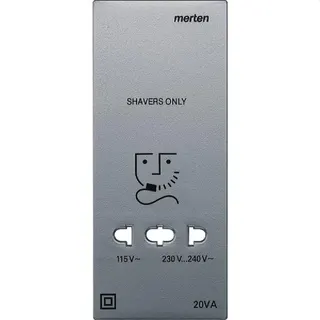 Merten Zentralplatte 213560 aluminium System M