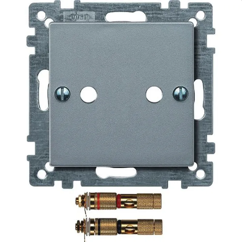 Merten Zentralplatte 469360 aluminium System M
