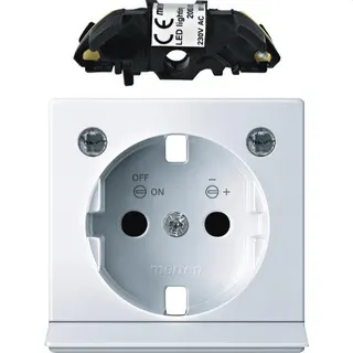 Merten Zentralplatte MEG2334-0325 aktivweiss glaenzend