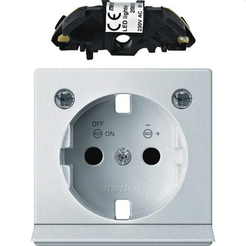Merten Zentralplatte MEG2334-0419 polarweiss System M